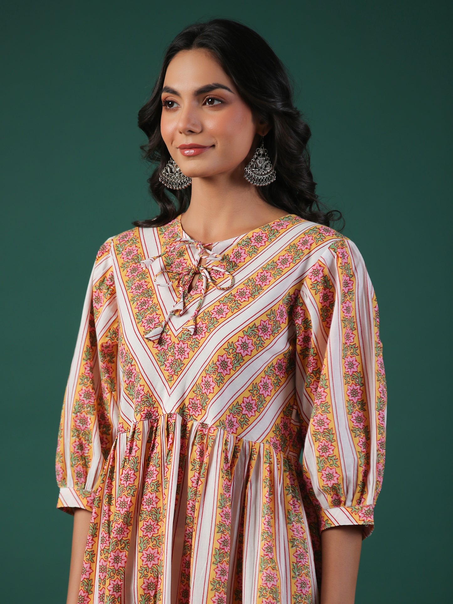 Bageecha Cotton Block Print Kurta