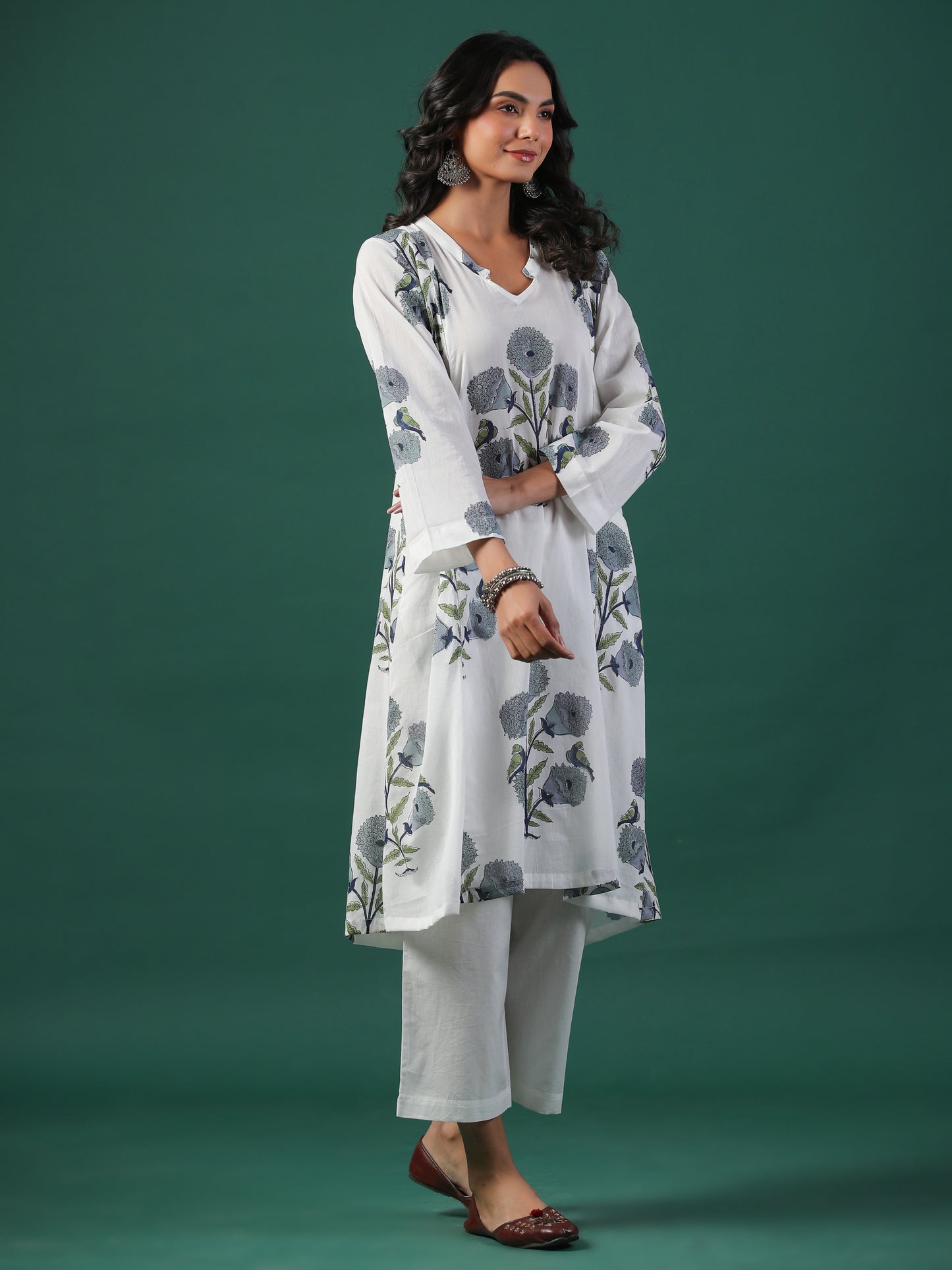 Gulmarg Cotton Block Print Kurta