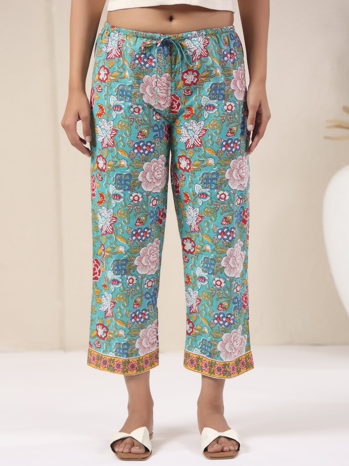 Gardenia Print - Capri Pyjama Only