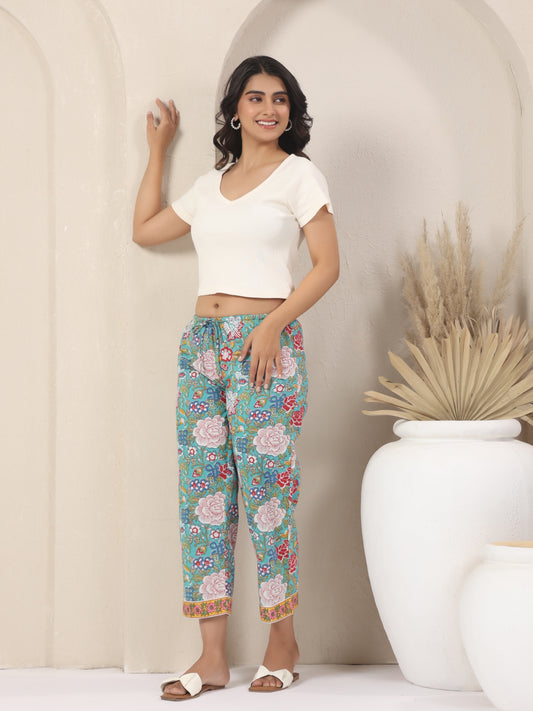 Gardenia Print - Capri Pyjama Only