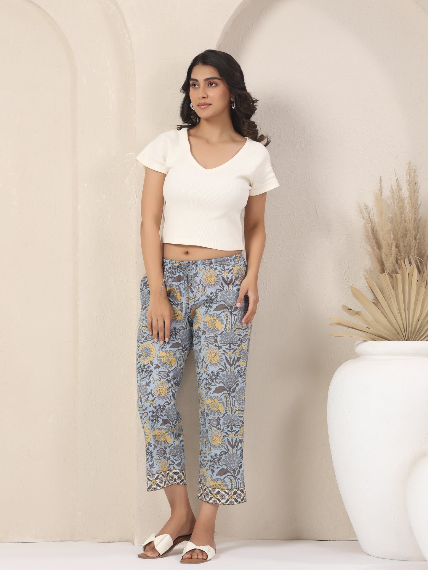 Baadal Print - Capri Pyjama Only (Copy)