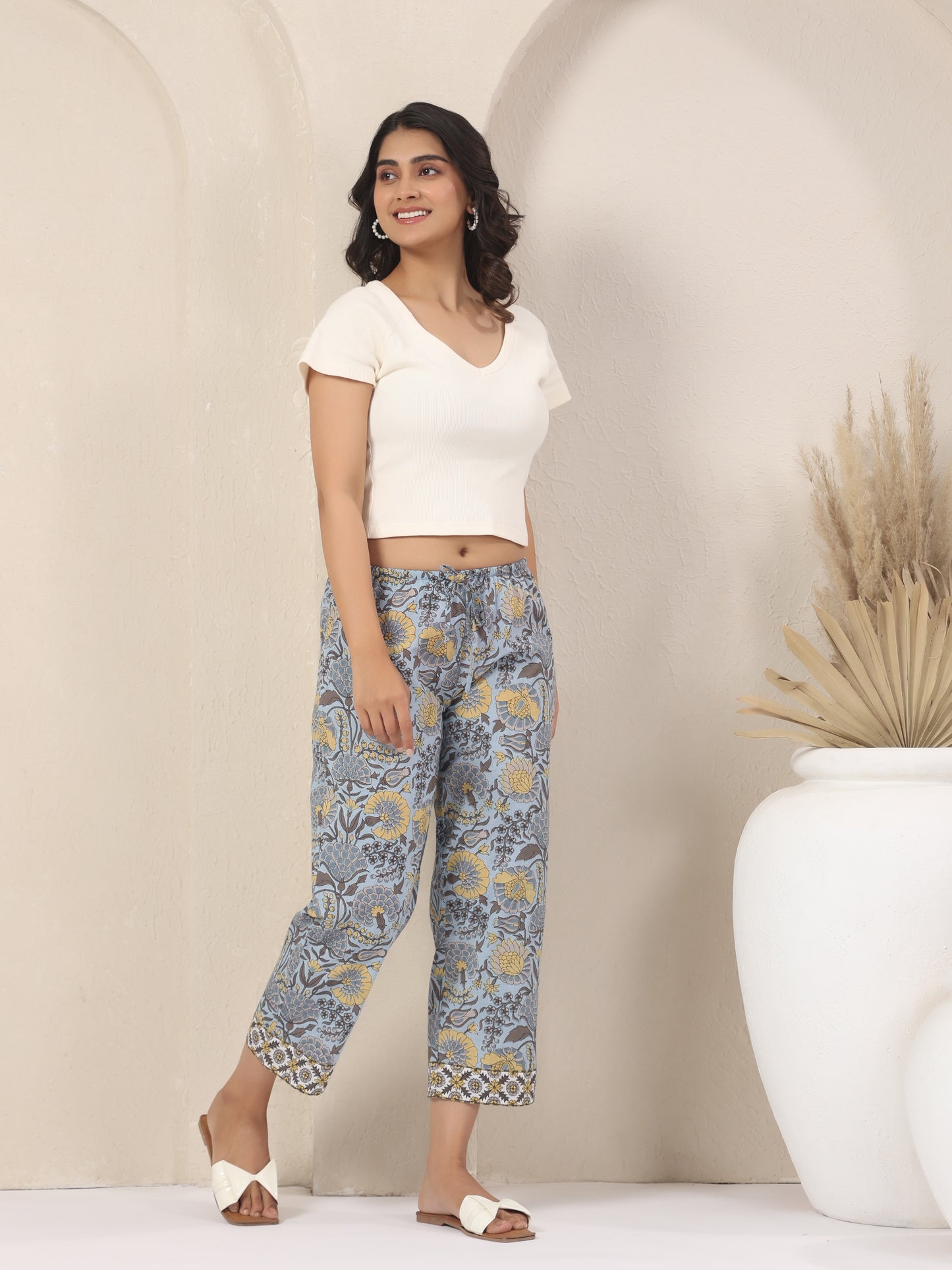 Baadal Print - Capri Pyjama Only (Copy)